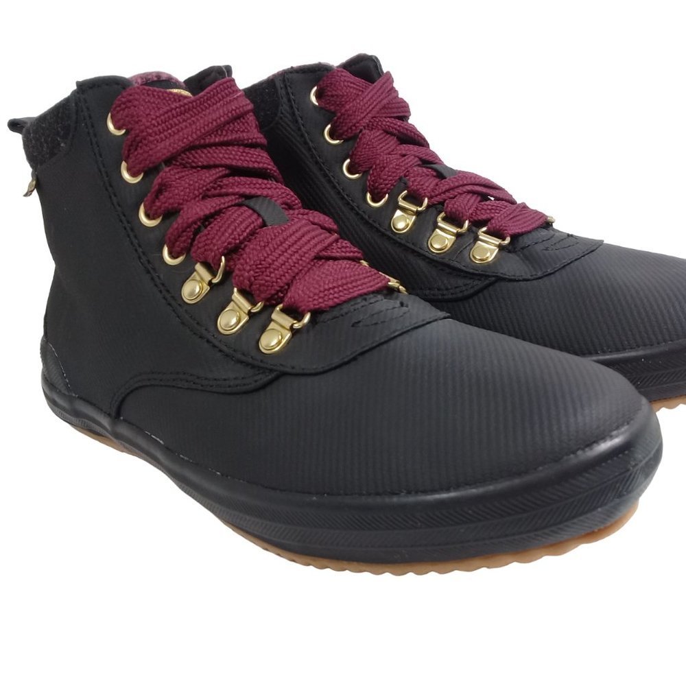 Keds Women's Water-Resistant Canvas Scout II Black Boots Size 7.5W - Picture 13 of 13